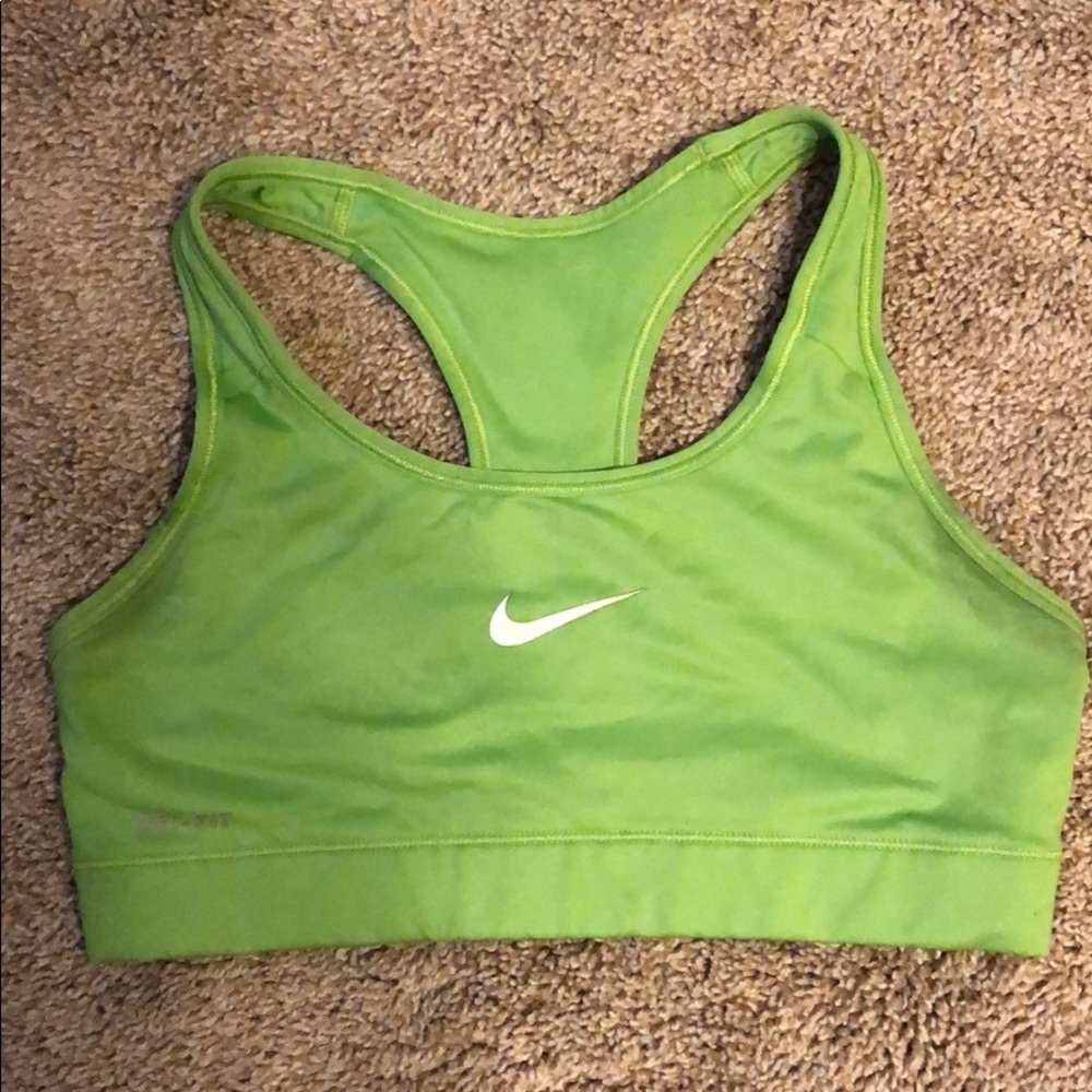 Nike Green Sports Bra
